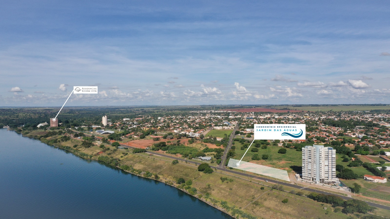 Vista do Empreendimento Jardim das Águas